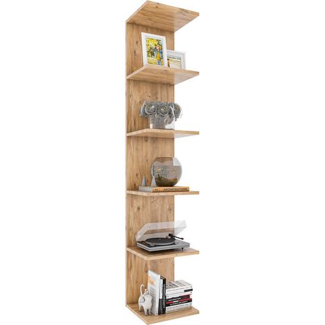 Étagère murale en bois suspendue étagère Lazas 180x35x30 - VCM
