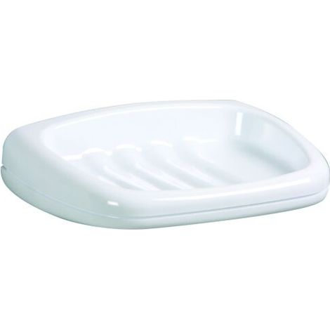 Porte-savon pour sanitaires Rossignol plastique blanc