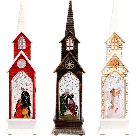 Lanterne de Noël décorative pour table ou meuble (1/4)
