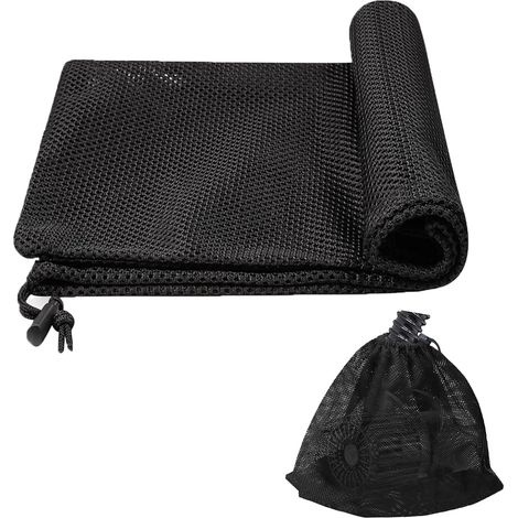 Sacchetto filtro per pompa, 30 x 40 cm, sacchetti filtro per pompe da laghetto, sacchetto filtro per pompe con coulisse, sacchetti filtro in rete nera per pompe, acquari, giardini, laghetti (1/5)