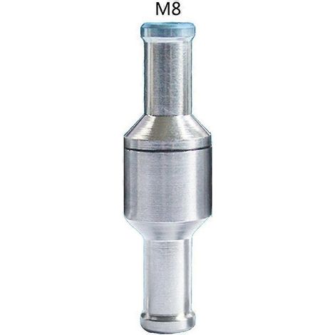 Einweg-Rückschlagventil aus Aluminium für Benzin-/Dieselkraftstoffleitungen (6/8/10/12 mm), kompatibel mit Autovergasern. (1/5)