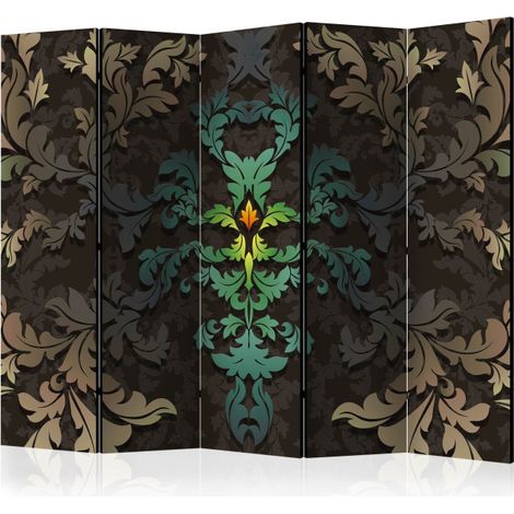 Paravent 5 Volets "Dancing Leaves" 172x225cm (1/2)