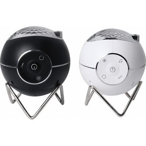 Veilleuse projecteur d'étoiles, musique Bluetooth, USB, lampe d'ambiance créative pour la chambre