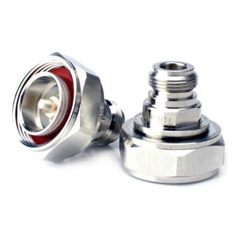 Adaptateur coaxial L29 7/16 DIN mâle vers femelle, connecteurs de câble, connecteurs à vis, à souder, haut-parleurs, adaptateur de godet, prise coaxiale (1/5)