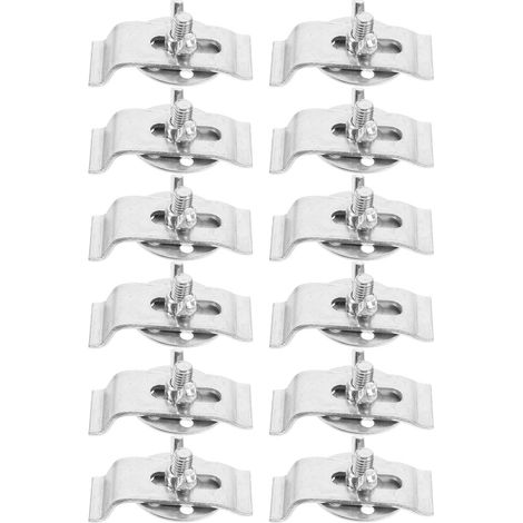 Kit de montage pour évier encastré en acier inoxydable 16 pièces, pinces pour évier encastré en granit, supports robustes pour installation dans la cuisine et la salle de bain (1/5)