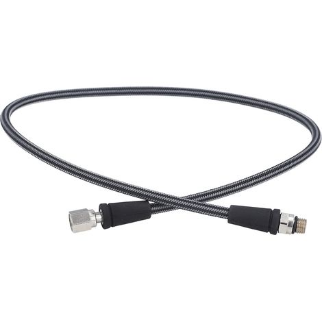 Tuyau de plongée haute pression 80cm tressé carbone, manomètre profond BCD régulateur latéral -KZQ (1/5)