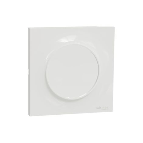 Schneider - Odace 2011 - Obturateur u00e0 vis + Plaque - Blanc - Ref. : S520666 + S520702 (1/5)