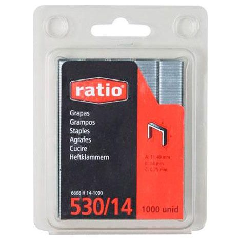 Grapas Ratio Modelo 530 - talla 12 mm
