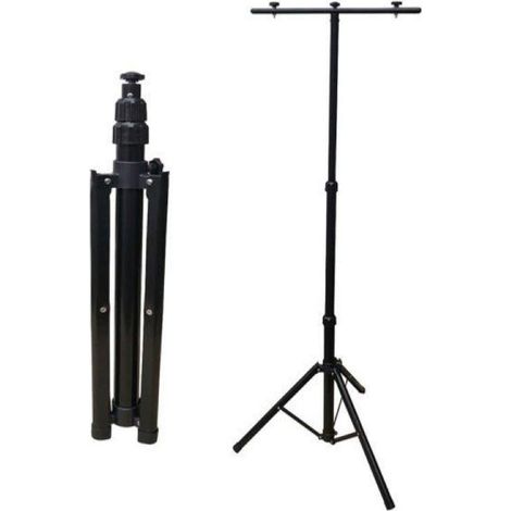 Silamp – Fixation trépied triple pour projecteur LED – Hauteur 157 cm – Base large 64x64 cm – IP65 résistant aux intempéries (1/4)