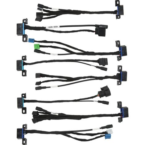 Questo kit di strumenti diagnostici per cavi di prova EIS ELV da 8 pezzi è adatto per i cavi Mercedes-Benz W204, W212, W221, W164 e W166.