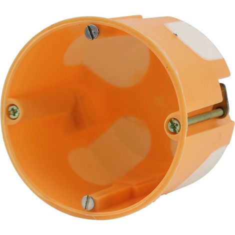 Hohlwand-Schalterdose mit Menbran 61 mm orange Hohlwanddosen (1/2)