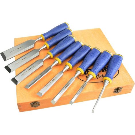 IRWIN Marples MS500 ProTouch™ All-Purpose Chisel Set, 8 Piece MAR10507958 (1/5)