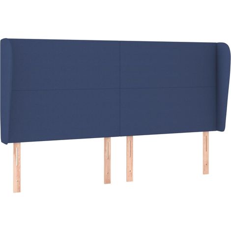Maison Exclusive - Testiera ad Orecchio Blu 163x23x118/128 cm in Tessuto