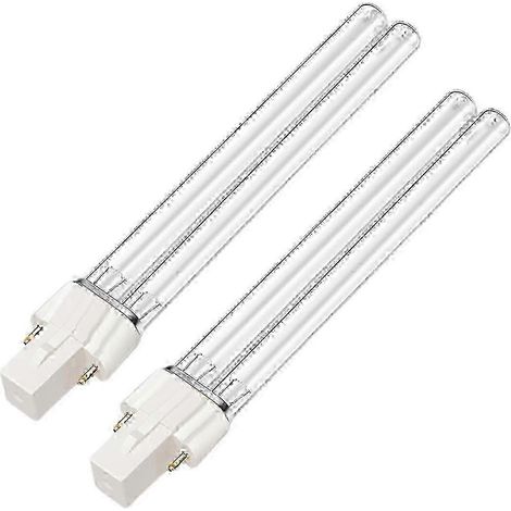 Deux ampoules UV-C de rechange de 13 W pour filtres biologiques pressurisés de bassin, avec des débits respectifs de 1580 GPH, 1840 GPH et 2630 GPH. Version spécifique pour bassin 0926 2025 (1/5)