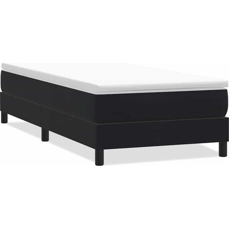 Maison Exclusive - Cama box spring sin colchón cuero sintético ne (1/5)