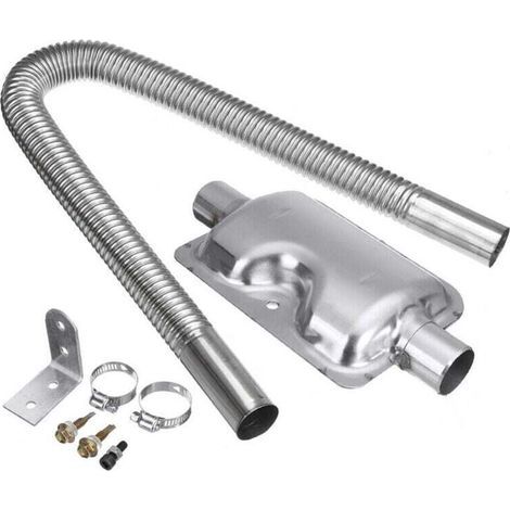 Chauffage Diesel Air - Parking 600mm - Échappement 24mm - Silencieux - Kit (1/4)