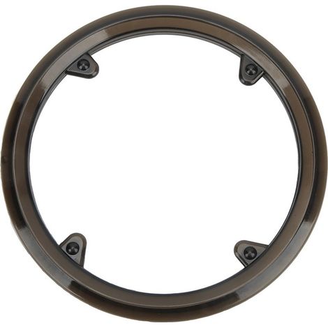 Protecteur de plateau de vélo en plastique noir avec 4 trous - Couvre-chaîne pour bicyclette (1/5)