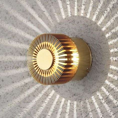 Konstsmide Aplique de pared exterior bronce LED 3W IP54