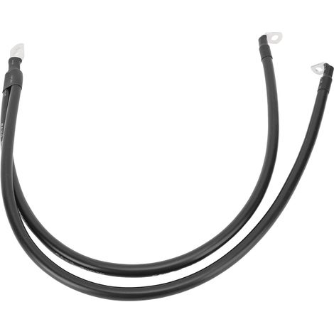 Câble Batterie 6AWG Générique SC35-2 Caoutchouc Souple Noir 0,5m pour Solaire Marine RV Moto Inverter Borne Négative Double (1/4)