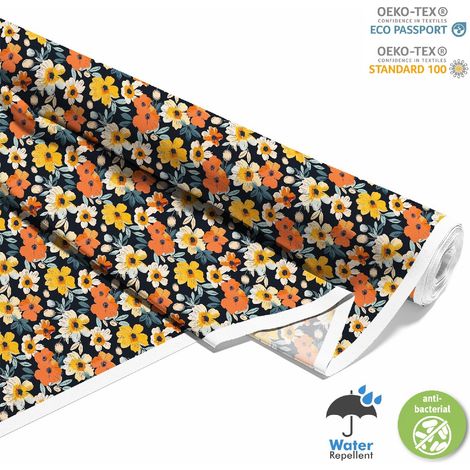Outdoor dekostoffe oxford - Motiv Blumen I DX5472 (1/5)
