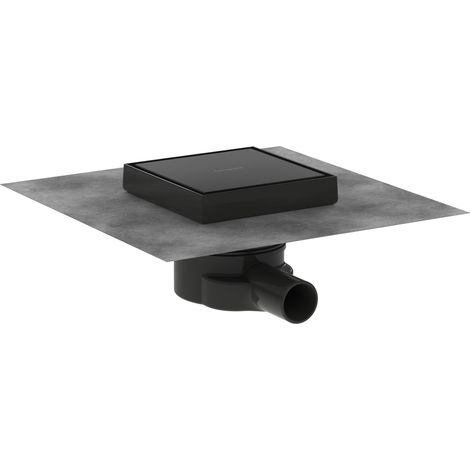 Hansgrohe RainDrain Point - Punktablauf, 15x15 cm, schwarz matt 56249670