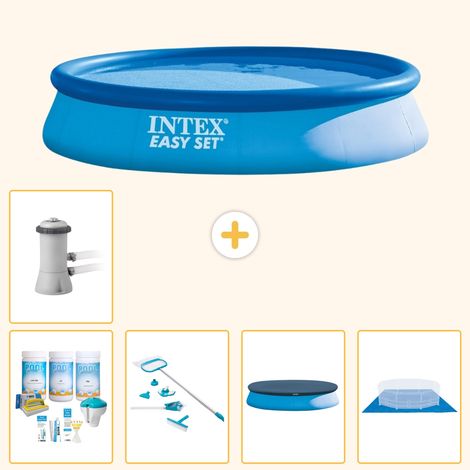 Intex Piscine Easy Set Ronde - 396x84 cm - 6-pièces S20172 (1/5)