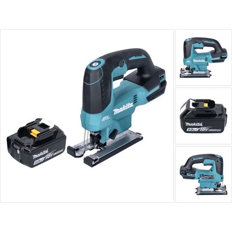 Seghetto alternativo a batteria Makita DJV 184 T1 18 V brushless + 1x batteria ricaricabile 5,0 Ah - senza caricabatterie