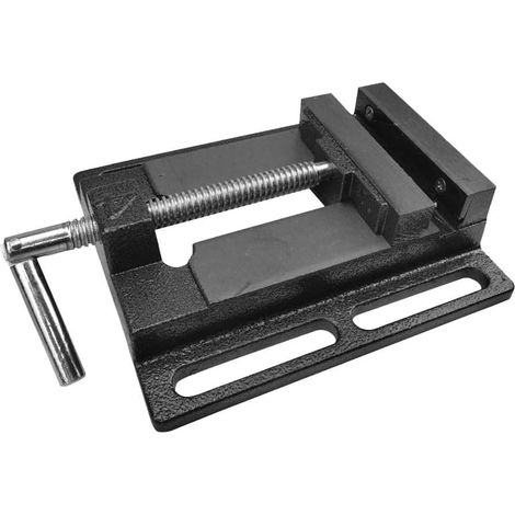 Étau de perceuse de 100 mm - Pince à main - Pince de serrage - Pour atelier, travail du bois, perceuse (1/4)