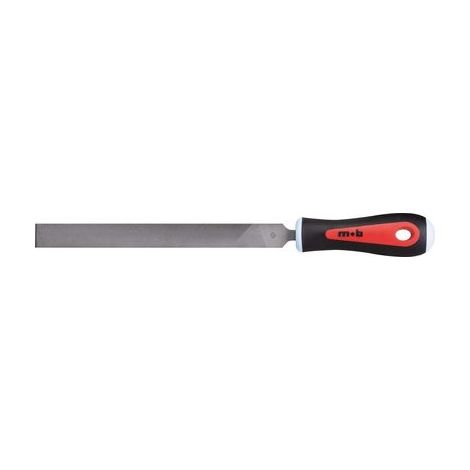 Mob Outillage – Lime plate à main 200 mm – Manche bi-matière pour confort – Acier 1,3 à 1,4 % carbone – Dureté 65 HRC pour finition précise (1/3)