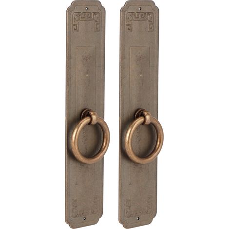 Poignée de porte chinoise simple trou 16 cm, 2 sets de boutons de tiroir pour meuble de cuisine, quincaillerie d'armoire (1/5)