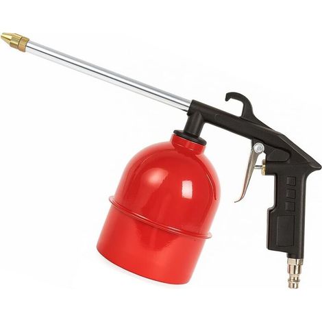 Pistolet de nettoyage pneumatique pour moteur (avec bouteille d'eau) - pour le nettoyage des compartiments moteur de voiture - 1 kit, rouge (1/5)