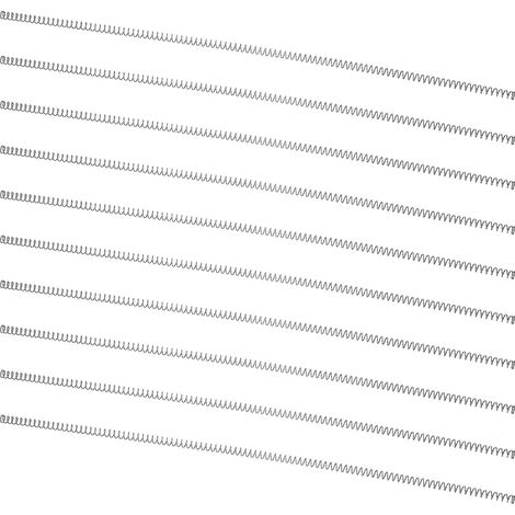 10 Pièces Ressort de Compression en Fer 30cm Argenté Retour Précis, Installation Facile, Élevée, Usage en Atelier et Projets de Quincaillerie (1/5)