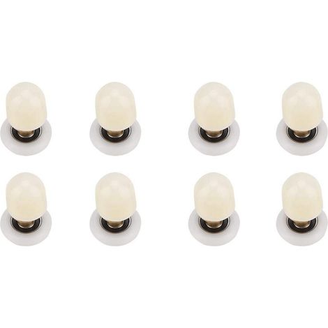 Stück Messing-ABS-Duschtürrollen, Laufschienen, Umlenkrollen, Badezimmertürbeschläge für Glasschiebetüren, 23 mm
