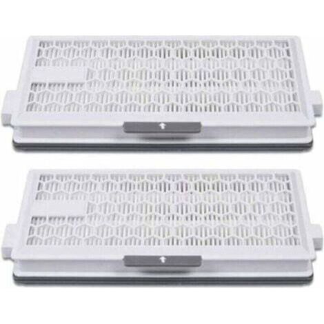 Lot de 2 filtres HEPA Airclean Plus 50 pour aspirateur Miele Complete C3 Powerline, S8340,Air Clean SF-HA 50 pour Complete C2 C3 Compact C1 C2-2,Lot de 2 pièces de rechange,de