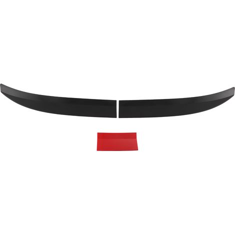 Aileron Arrière Universel 3 Pièces ABS Résistant à l'Usure et à la Chaleur, Réglable pour Berline, Noir Mat (1/5)
