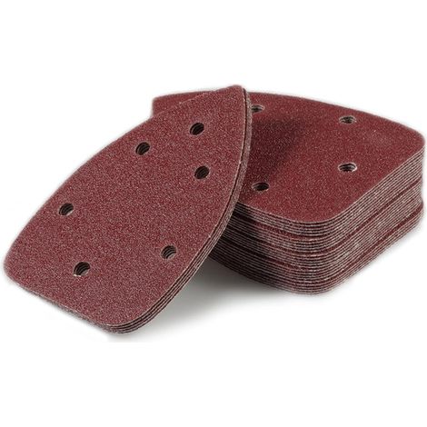 Lot de 30 feuilles de papier de verre pour ponceuse à souris 60 trous Grain 60 (1/5)