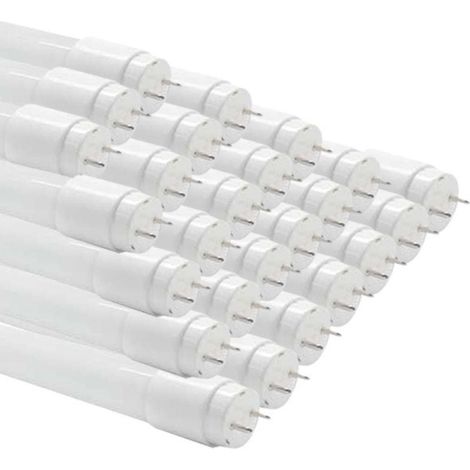 Tube Néon LED 150cm T8 16W IP20 Haut Rendement 160lm/W - Garantie 5 ans - Pack de 20 / Blanc Froid - SILUMEN