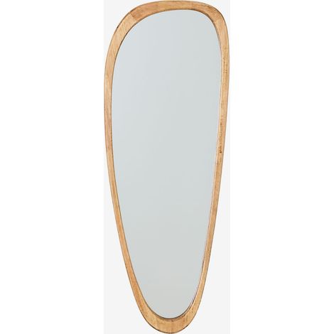 SKLUM Wandspiegel aus Eichenholz Arbidel 60 x 165 cm Braun Eiche