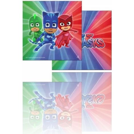 Set 20 Pieces De Papier Pj Mask Nickelodeon Papier Pj Mask Nickelodeon Pijamax