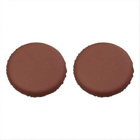 Coussin de tabouret de bar 2PCS pour housses de tabouret de bar imperméables 34-35cm Marron (1/5)