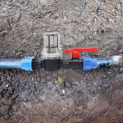 CSPARCV 20-mm-Tropfbewässerungsarmaturen, Ventilschalter, Absperrschieber mit Widerhakenverriegelung – wiederverwendbare Tropfbewässerungsventile, Bewässerungszubehör
