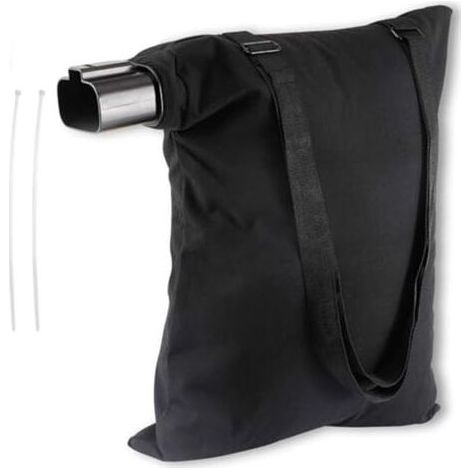 Sac d'aspirateur de rechange pour souffleur de feuilles Black & Decker BV2900 BV3100 – Mélange de coton et de polyester, fermeture éclair en bas, nettoyage de cour et jardin (1/5)