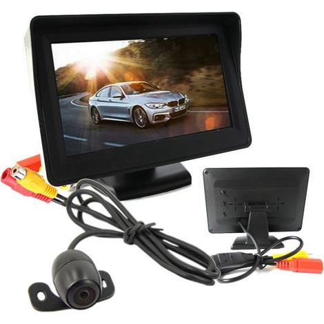 Monitor 4.3" kit Telecamera Retromarcia Auto Retrocamera Camper telecamera staff