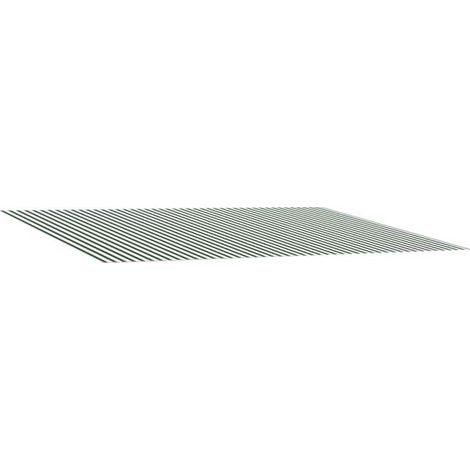 Toile de remplacement pour store, verte et blanche, 300 x 250 cm (1/5)