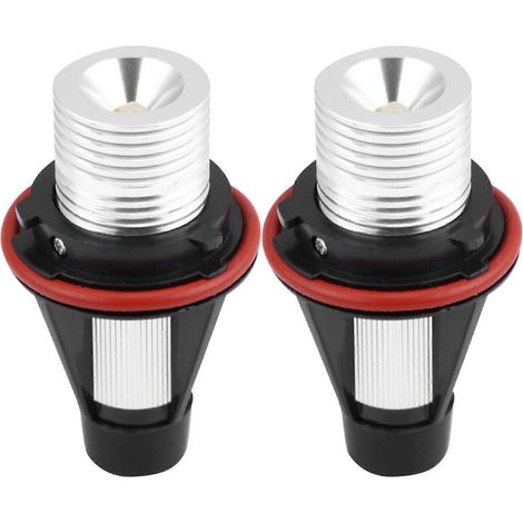 Ampoules LED Angel Eyes 5W haute luminosité 6000K pour voiture, compatibles E60, E61, E39 et E53