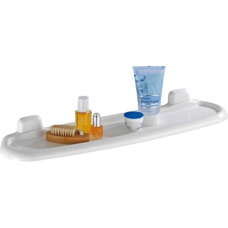 WENKO Wandablage Pure, Wei , Kunststoff (ABS) wei