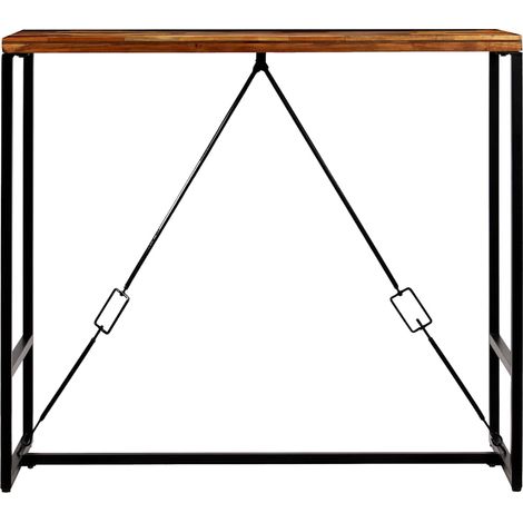 Maison Exclusive - Tavolino da Bar in Legno Massello di Recupero 120x60x106cm (1/5)
