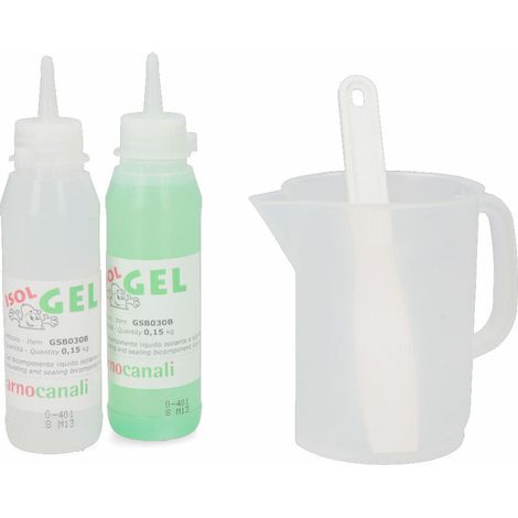 Zweikomponenten-Dämm- und Dichtungsset arnocanal isogel 2 x 150 g