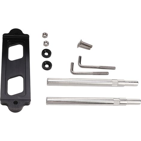 Coffret de fixation batterie auto noir en métal, support de maintien renforcé pour Civic CRX S2000, kit serrage universel (1/5)