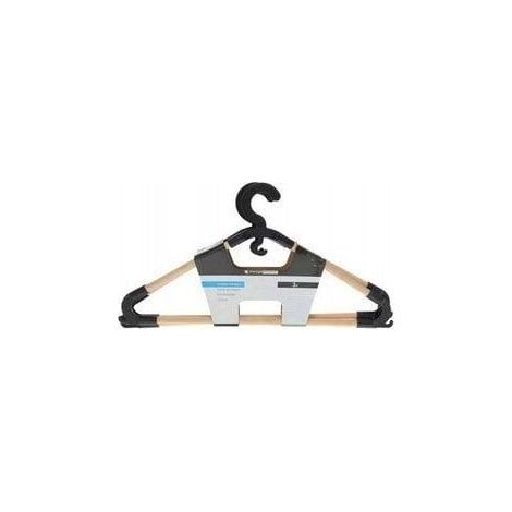 Soluzioni di stoccaggio Set di appendiabiti in legno naturale minimalista